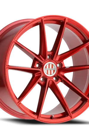 Victor Equipment Zuffen RD 22x10.5 +56 5x130mm 71.6mm Candy Red Certified