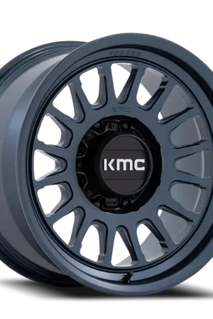 KMC Impact Forged Monoblock KM452 LX 18x9 +18 8x180mm 124.2mm Metallic Blue Don’t Miss Out