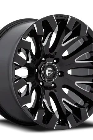 Fuel Quake D828 20x10 -18 6x139.7mm 106.1mm Gloss Black Milled Best Choice