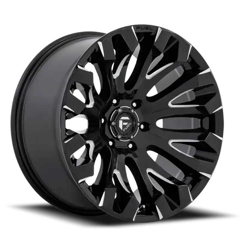 Fuel Quake D828 20x10 -18 6x139.7mm 106.1mm Gloss Black Milled Best Choice