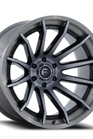 Fuel Burn FC403BT 22x12 -44 6x139.7mm 106.1mm Gloss Black Brushed Dark Tint Wholesale
