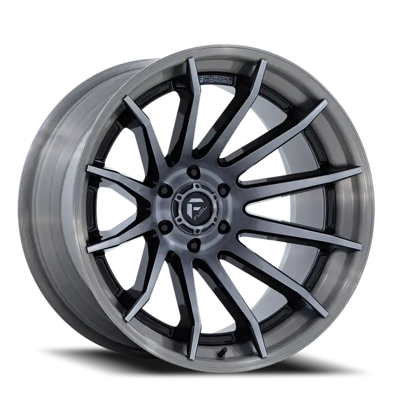 Fuel Burn FC403BT 22x12 -44 6x139.7mm 106.1mm Gloss Black Brushed Dark Tint Wholesale