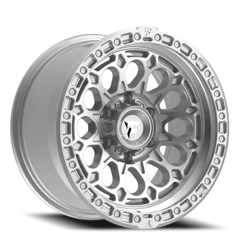Fittipaldi Offroad Terra Series FT101 MS 18x9 +18 8x180mm 124.3mm Gloss Silver Machined No Minimum Order