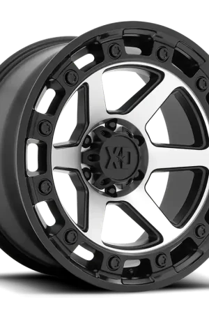 Premium XD Series Raid XD862 SBM 17x9 +0 5x127mm 71.5mm Satin Black Machined