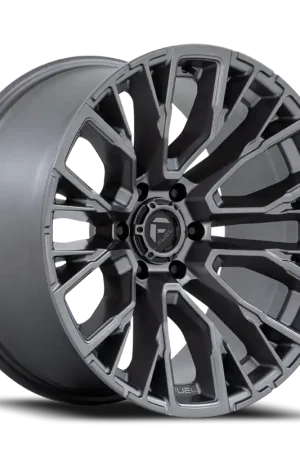 Fuel Rebar 6 D848 20x9 +1 6x139.7mm 106.1mm Matte Gunmetal Viral