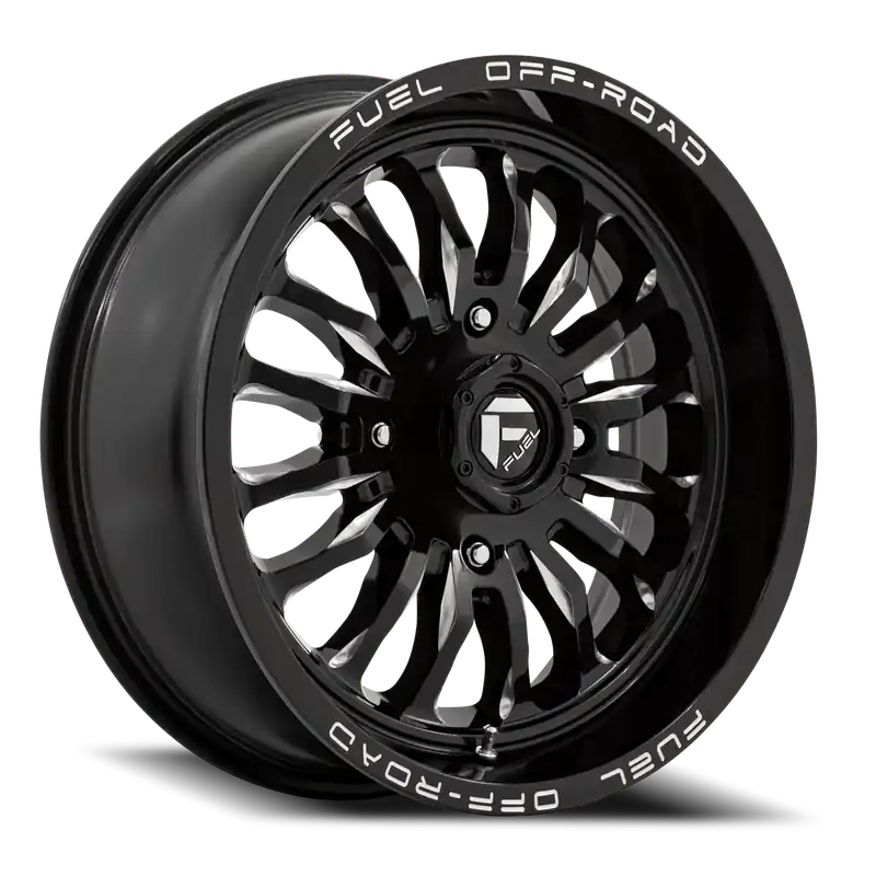 Grab Now Fuel Arc UTV D821 24x7 +13 4x156mm 132mm Gloss Black Milled