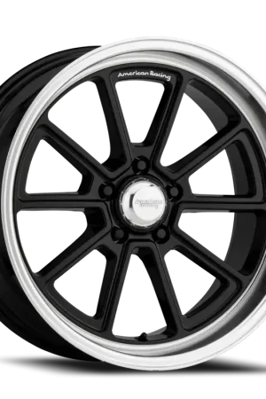 Modern American Racing Draft VN510 BK 18x8 +0 5x127mm 78.3mm Gloss Black Diamond Cut Lip