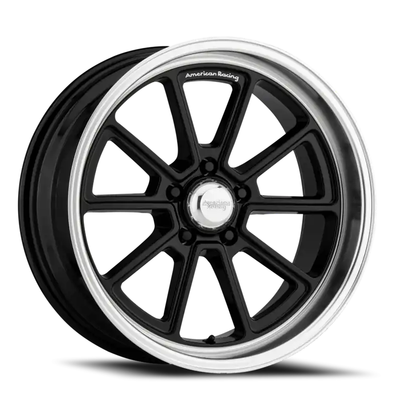 Modern American Racing Draft VN510 BK 18x8 +0 5x127mm 78.3mm Gloss Black Diamond Cut Lip