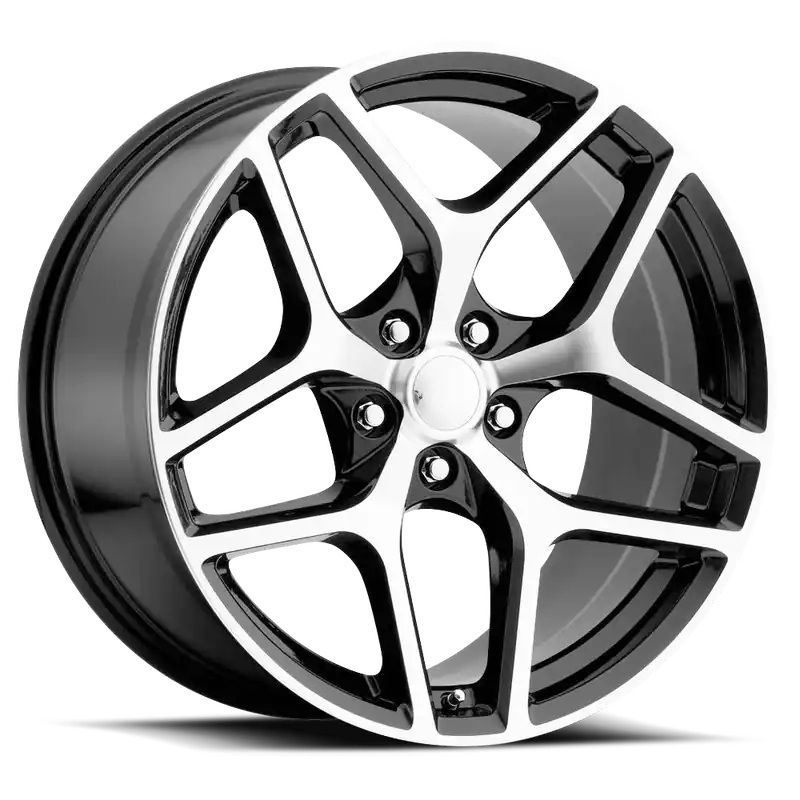 Low Price Factory Reproductions FR 27F Camaro Z28 Flow Form Replica GBM 20x9 +27 5x120mm 66.9mm Gloss Black Machined Face