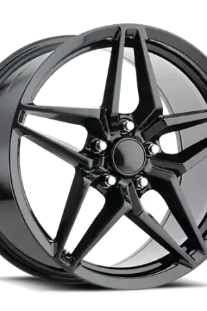 Factory Reproductions FR 29 C7 ZR1 Corvette Replica GB 18x8.5 +56 5x120.65mm 70.3mm Gloss Carbon Black Must Have