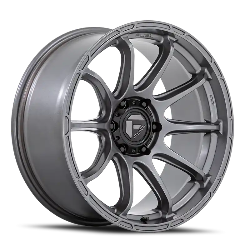 Clearance Fuel Variant D793 17x9 -12 6x139.7mm 106.1mm Matte Gunmetal