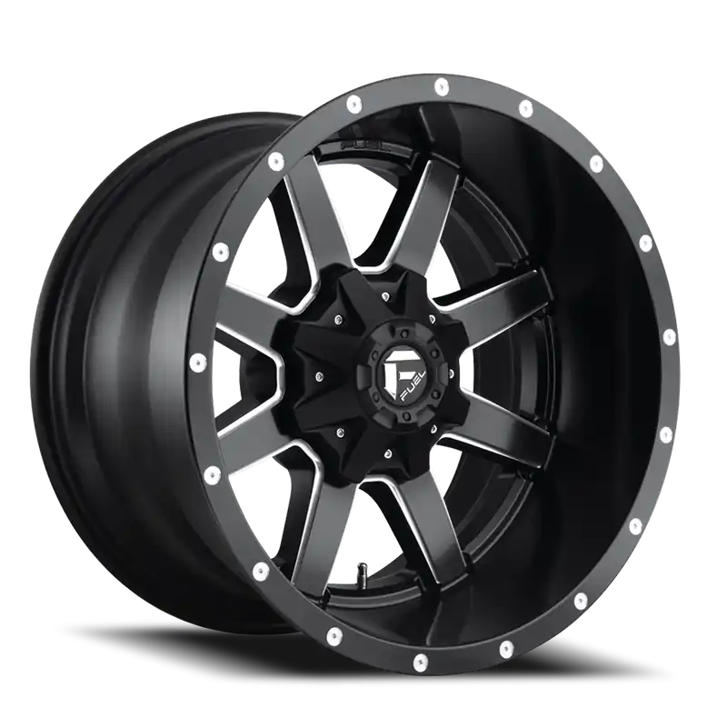 Bargain Fuel Maverick D538 20x9 +30 6x114.3/6x120mm 72.6mm Black Milled