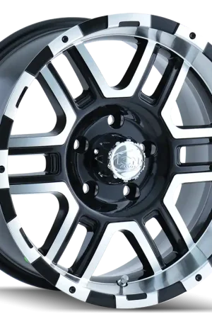 Ion 179 Satin Black Machined 16x8 6x139.7 10mm 106mm Free Shipping