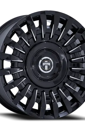 Budget DUB Honcho DC272 GBM 24x9 +15 5x115/5x120mm 74.1mm Gloss Black Milled