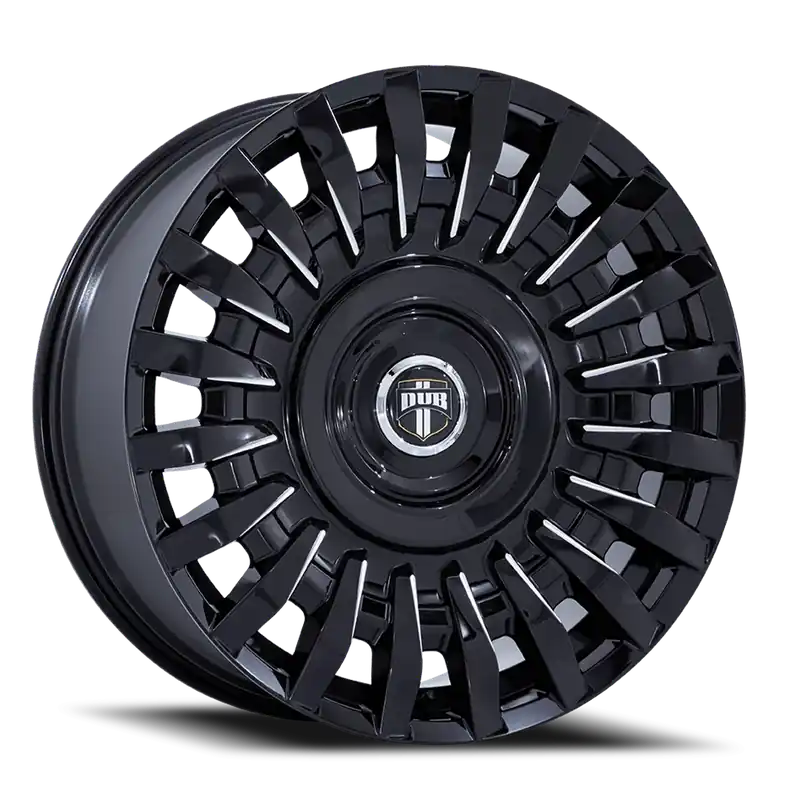 Budget DUB Honcho DC272 GBM 24x9 +15 5x115/5x120mm 74.1mm Gloss Black Milled