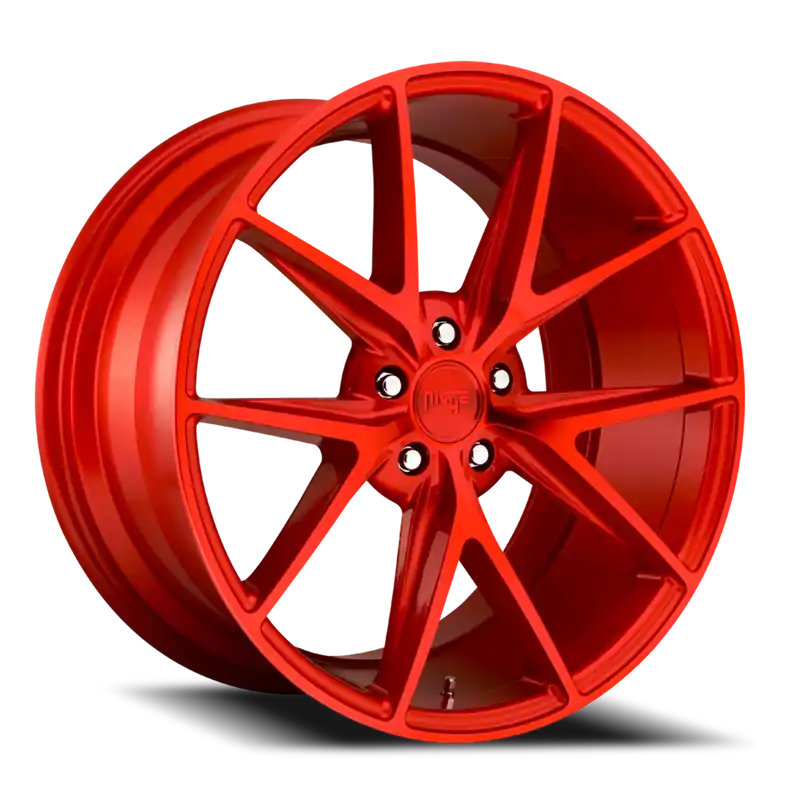 Cheap Niche Misano M186 19x8.5 +33 5x114.3mm 72.6mm Gloss Red