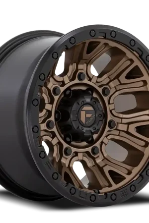 Special Discount Fuel Traction D826 20x10 -18 6x139.7mm 106.1mm Matte Bronze Black Ring