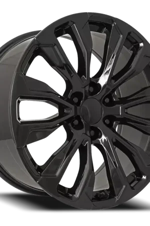 Grab Now Factory Reproductions FR 203 GMC Denali Replica GB 24x10 +31 6x139.7mm 78.1mm Gloss Black