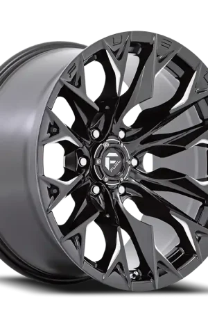 Markdown Fuel Flame 6 D803 20x10 -18 6x139.7mm 106.1mm Gloss Black Milled