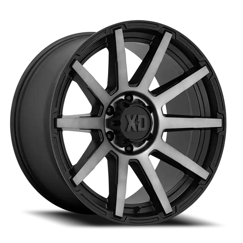 Next Day Delivery XD Series Outbreak XD847 SBGT 18x9 +12 5x127mm 71.5mm Satin Black Gray Tint