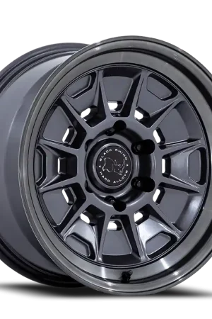 Black Rhino Mondo BR021 MG 18x9 +12 6x139.7mm 106.1mm Matte Gunmetal Gloss Gray Lip Must Have