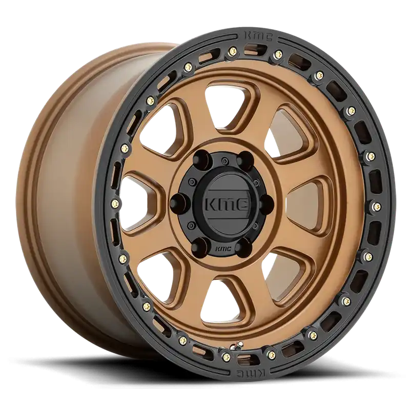 KMC Chase KM548 BRZ 20x9 +0 8x165.1mm 125.1mm Matte Bronze Black Lip Today Only