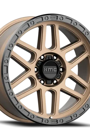 Fast Shipping KMC Mesa KM544 BRZ 20x9 +0 8x165.1mm 125.5mm Matte Bronze Black Lip