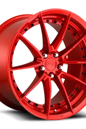 Niche Sector M213 20x10.5 +40 5x114.3mm 72.6mm Gloss Candy Red Luxury