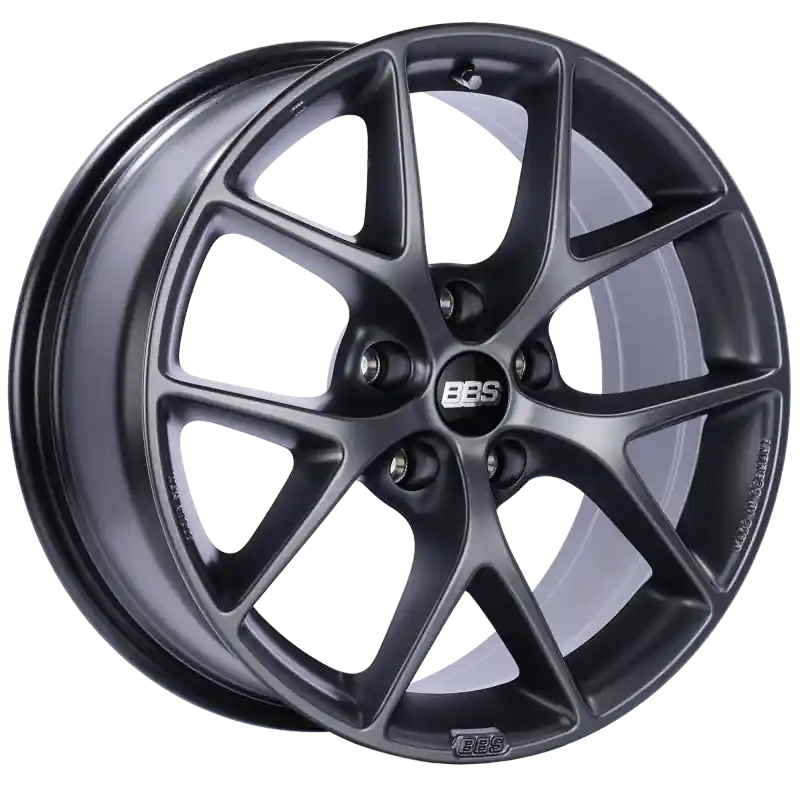 BBS SR 17x7.5 5x112 ET45 Satin Grey Wheel -82mm PFS/Clip Required Same Day Shipping