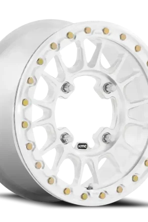 KMC Impact Forged Beadlock KS436 15x6 +50 6x139.7mm 100.3mm Raw Machined Secure Checkout