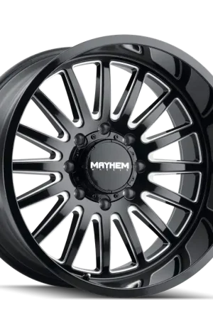 Markdown Mayhem Utopia 8114 Gloss Black Milled 20x9 8x165.1 0mm 125.2mm