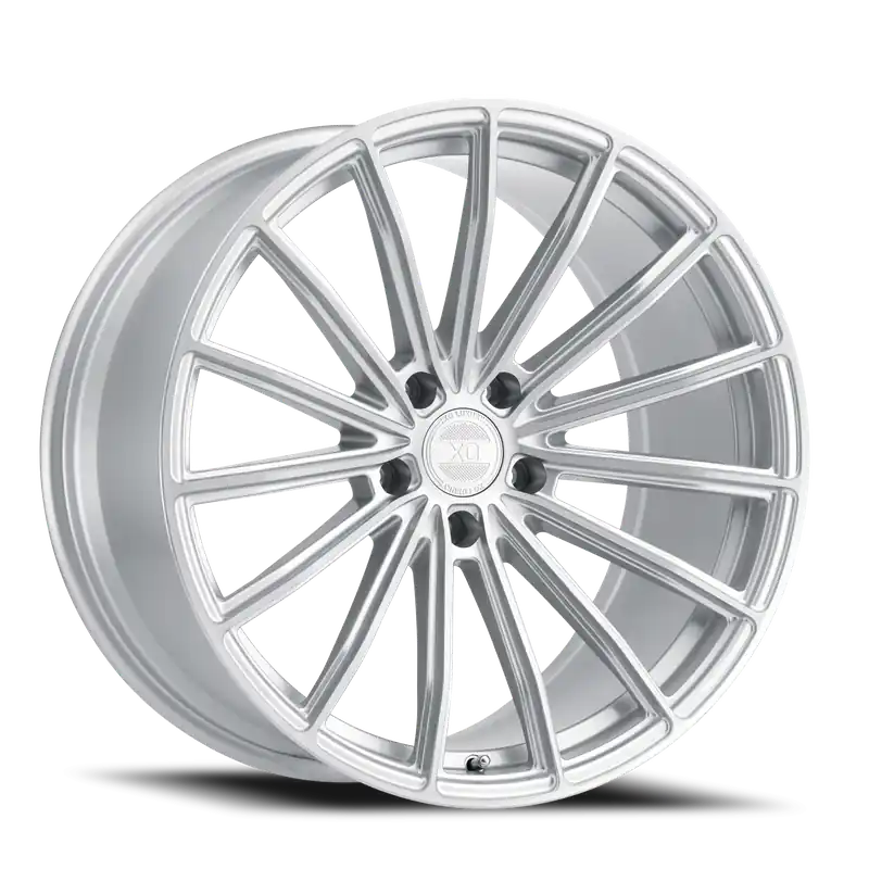 XO Luxury London SL 22x10.5 +20 5x115mm 71.5mm Silver Brushed Face Wholesale