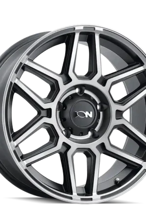 Ion 146 Matte Black Machined With Dark 20x9 6x139.7 18mm 106mm Warranty Included