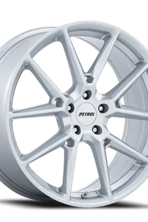 Petrol P1E GS 20x8.5 +40 5x112mm 72.56mm Gloss Silver Brand New