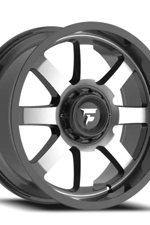 Fittipaldi Offroad Alpha Series FA16MB 18x9 +12 8x180mm 124.3mm Gloss Black Machined Bargain