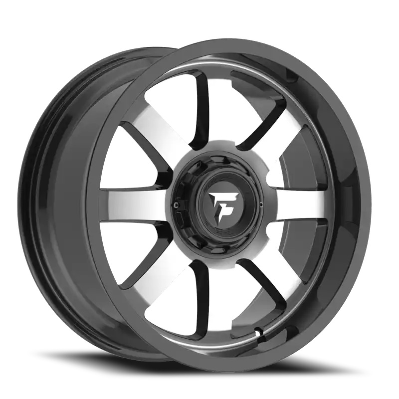 Fittipaldi Offroad Alpha Series FA16MB 18x9 +12 8x180mm 124.3mm Gloss Black Machined Bargain