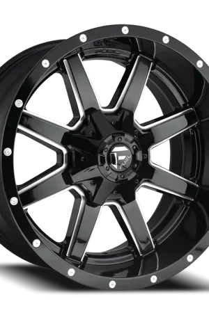 High Quality Fuel Maverick D610 20x9 +20 8x180mm 125.2mm Gloss Black Milled