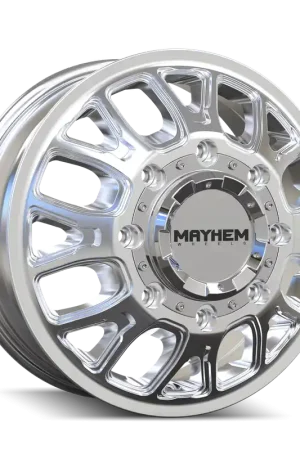 Genuine Mayhem Cogent Dually (8107D) Polished 17x6.5 8x200 125mm 142mm