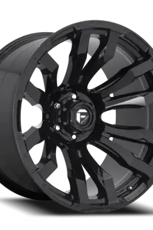 Trusted Brand Fuel Blitz D675 20x10 -18 6x135mm 87.1mm Gloss Black