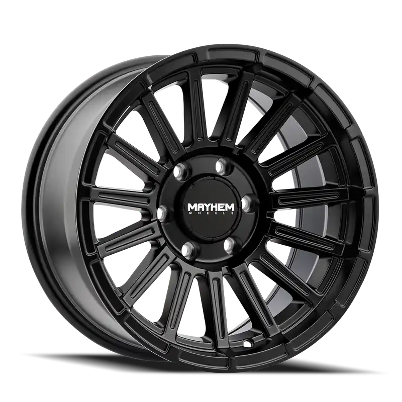 Mayhem Granite 8309 Satin Black 17x9 6x139.7 0mm 106.1mm Next Day Delivery