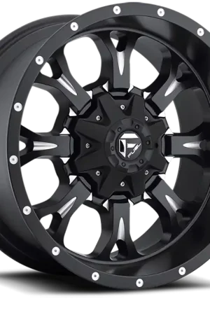 Direct From Factory Fuel Krank D517 18x9 +1 8x165.1mm 125.2mm Matte Black Milled