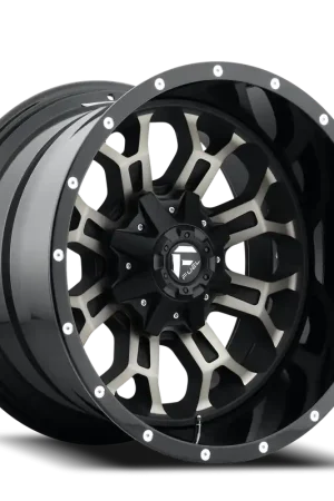 Fuel Crush D561 20x9 +19 6x135/6x139.7mm 106.1mm Gloss Black Double Dark Tint-Machined Face Place Order