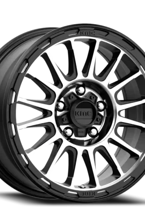 Discount KMC Impact KM542 SMB 17x9 +18 5x127mm 71.5mm Satin Black Machined