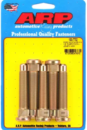 ARP 2015+ Ford Mustang GT M14 1/2in Over Stock Length Wheel Stud Kit Direct From Manufacturer