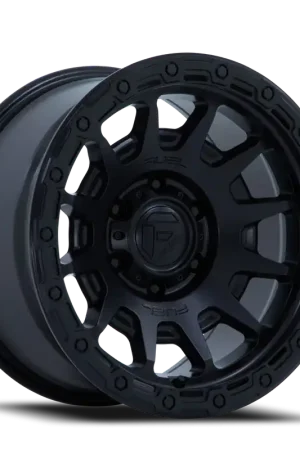 Instant Buy Fuel Fortress FC884MB 17x8.5 +25 6x139.7mm 106.1mm Matte Black Gloss Black Lip