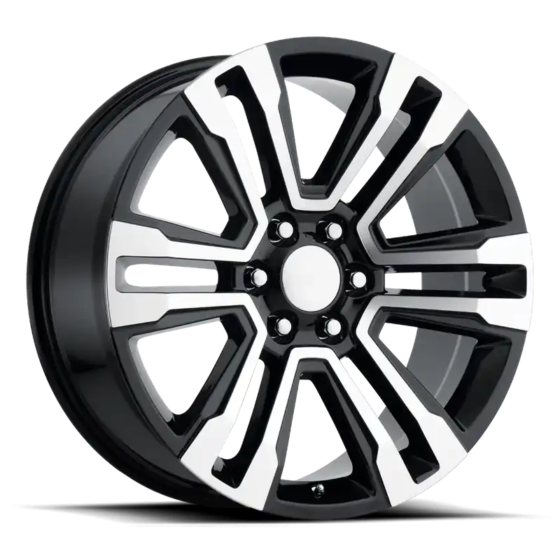 Place Order Performance Replica PR182 GBM 20x9 +24 6x139.7mm 78.1mm Gloss Black Machined