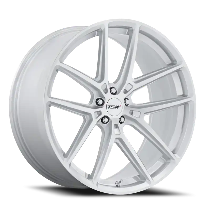 Budget TSW Imola SD 22x9 +38 5x114.3mm 72.56mm Gloss Silver Machined Face