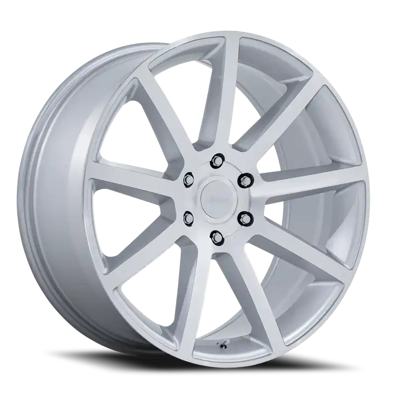 Petrol P6E SD 22x9.5 +25 6x139.7mm 106.1mm Gloss Silver Machined Face Premium