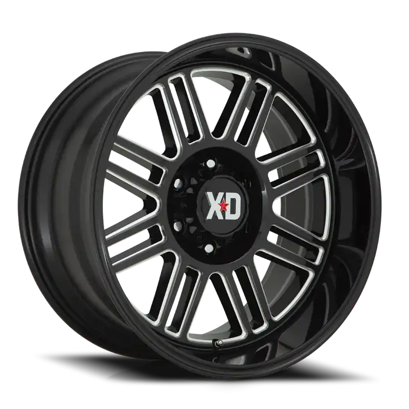 Premium XD Series Cage XD850 GB-M 20x10 -18 5x127mm 71.5mm Gloss Black Milled