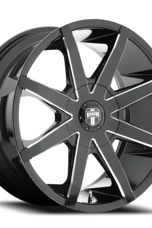 DUB Push S109 22x9.5 +20 6x139.7mm 106.4mm Gloss Black Milled Factory Price
